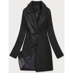 Klasický dámsky kabát 25533 - Italy moda čierna L