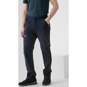 Pánske outdoorové nohavice 4F SPMTR061 Tmavomodré dark blue solid M