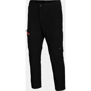 Pánske outdoorové nohavice 4F SPMTR061 čierne deep black solid XL