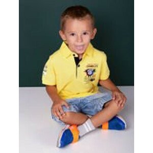 Žlté chlapčenské polo tričko TOMMY LIFE 122