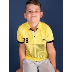Žlté chlapčenské polo tričko TOMMY LIFE 104
