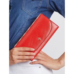 Dámska elegantná červená peňaženka jedna veľkosť