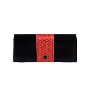 Dámska čierna peňaženka s červeným modulom ONE SIZE
