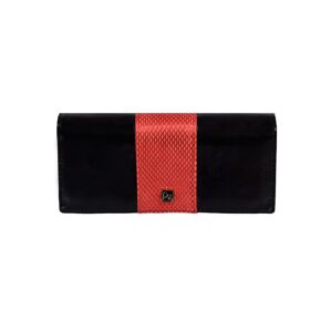 Kožená dámska peňaženka s červeným modulom ONE SIZE