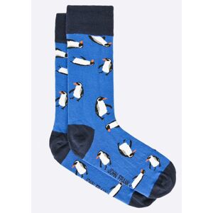 Pánske ponožky JFLSF17W16 - John Frank tm.modrá s obrázkom 40-45