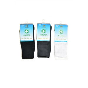 Nestahující ponožky MEDIC 640 BLACK\RED 36/38