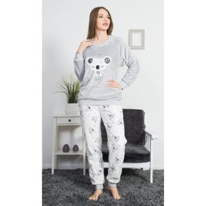 Dámske pyžamo dlhé Koala - Vienetta šedá S