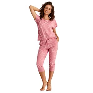 Dámske pyžamo 2490 Oksa pink - TARO ružová S