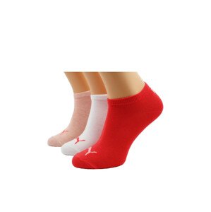 Ponožky Puma 906978 Quarter Soft A'3 black-red 35-38