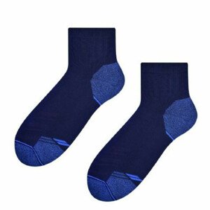 Pánske vzorované ponožky 054 MAX tmavo modrá 47-50