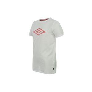 Umbro Cotton Logo T Shirt Boys White - Biela / 11-12 - Umbro 11/12
