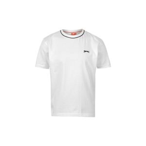 Slazenger Plain T Shirt Junior White - Biela / 13 - Slazenger 12/13