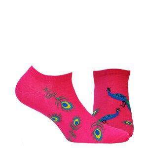 Vzorované ponožky FUNKY růžová 30-34
