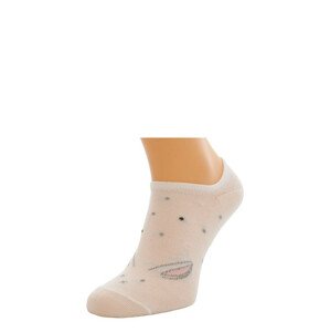 Dámske ponožky Bratex 9612 Bambus vzor 36-41 biela 36-38