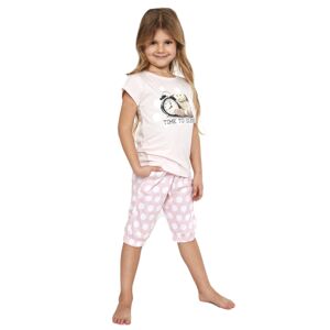 Detské pyžamo Cornette 571/89 122/128 Stará růžová1