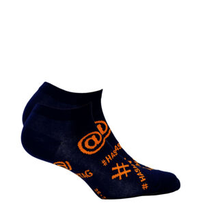 Pánske členkové ponožky CASUAL tmavo modrá 45-47
