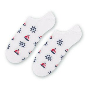 Pánske nízke ponožky 021 bílá 44-46