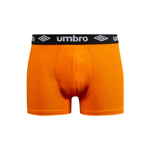 Pánske boxerky Umbro UMUM0241 orange/black xl