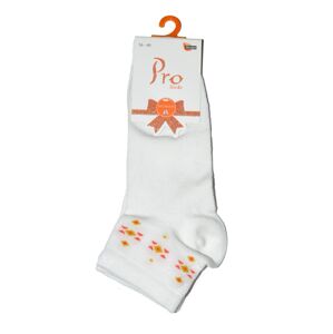 Dámske ponožky PRE Modal Women Socks 20802 36-40 biały-czerwony 36-40