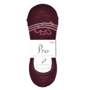 Dámske ponožky baleríny PRO Cotton Women Socks 20419 Silikón 36-40 biela 36-40