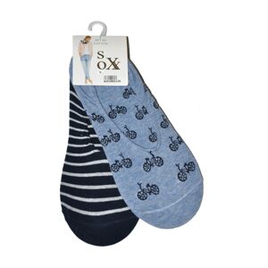 Ponožky baleríny WIK 39921 Cotton Sox A'2 jeans-granatowy 35-38