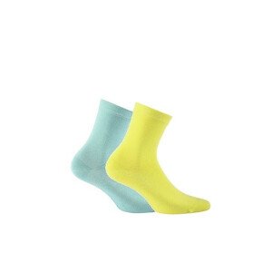 Dámske hladké ponožky Wola Perfect Woman W 8400 žlutá 36-38