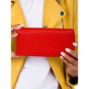 Dámska peňaženka z červenej ekologickej kože jedna veľkosť