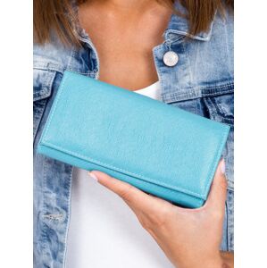 Modrá peňaženka z ekologickej kože jedna velikost