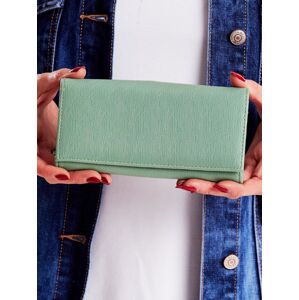 Zelená peňaženka z umelej kože jedna velikost