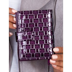 Dámska peňaženka s fialovým geometrickým vzorom jedna veľkosť