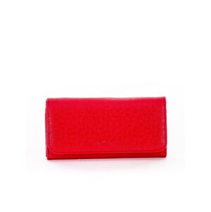 Červená dámska peňaženka z ekologickej kože jedna velikost