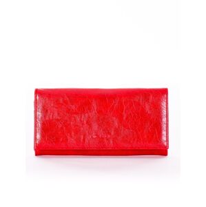 Červená dámska peňaženka s ušnými drôtmi jedna velikost