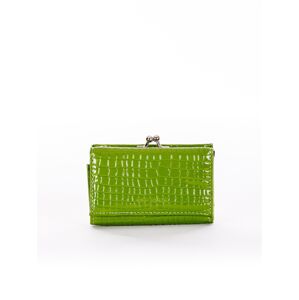 Zelená dámska peňaženka s ušným červom jedna veľkosť