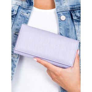 Svetlo fialová kožená peňaženka jedna velikost