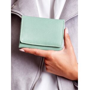 Dámska zelená peňaženka z ekologickej kože jedna veľkosť