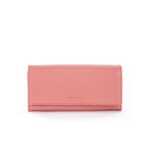 Púdrovo ružová dámska peňaženka z ekologickej kože jedna velikost