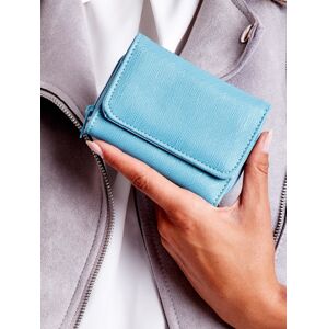 Dámska modrá peňaženka z ekologickej kože jedna veľkosť