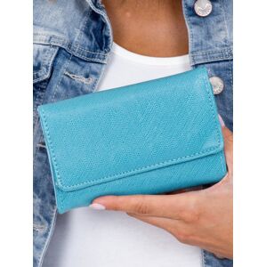 Dámska modrá peňaženka z ekologickej kože jedna velikost