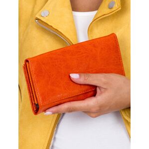 Oranžová dámska peňaženka s ušnými drôtmi jedna velikost