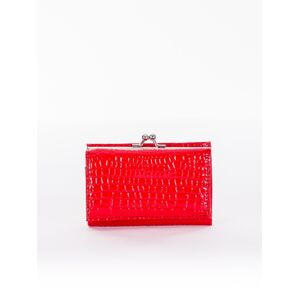 Dámska červená peňaženka s ušnými drôtmi ONE SIZE