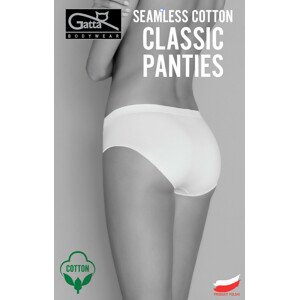 Nohavičky Gatta Seamless Cotton Classic Panties 41635 bílá/bílá M