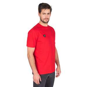 Pánske tričko sajmon BLACK\RED L