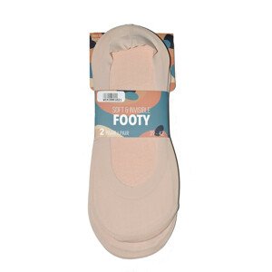 Dámske ponožky baleríny WIK 39910 Soft & Invisible Footy černá 35-38