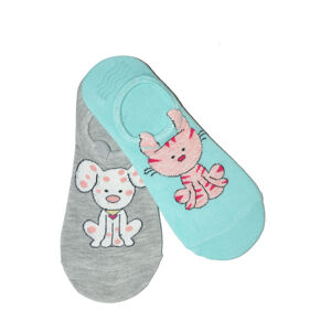 Dámske ponožky baleríny WIK medené 0144 Big Pets A'2 růžovo-fialová 36-38
