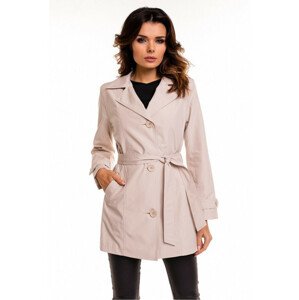 Dámsky kabát / plášť model 63547 Uvádza - Cabby 46 béžová