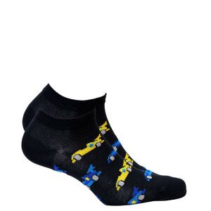Pánske členkové ponožky CASUAL tmavo modrá 42-44