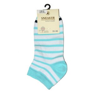Dámske ponožky WIK 1175 Star Socks 35-42 biela a modrá 39-42