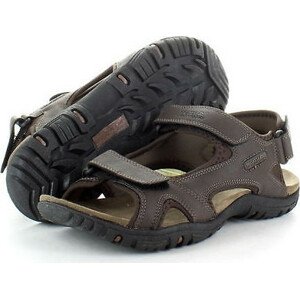 Pánske sandále Regatta RMF331 HARIS Tmavo hnedé hnedá 43