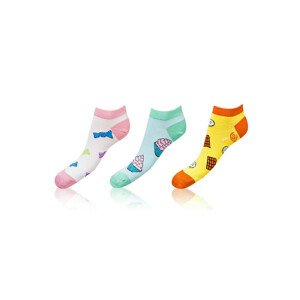 Dámske nízke ponožky Bellinda Crazy Socks BE491005-309 3pack leto 43-46