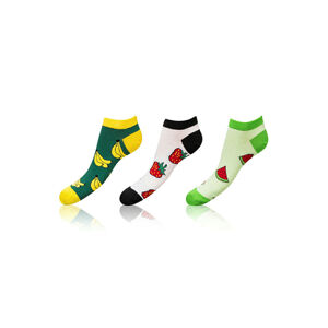 Dámske nízke ponožky Bellinda Crazy Socks BE491005-329 3pack fruits 35-38